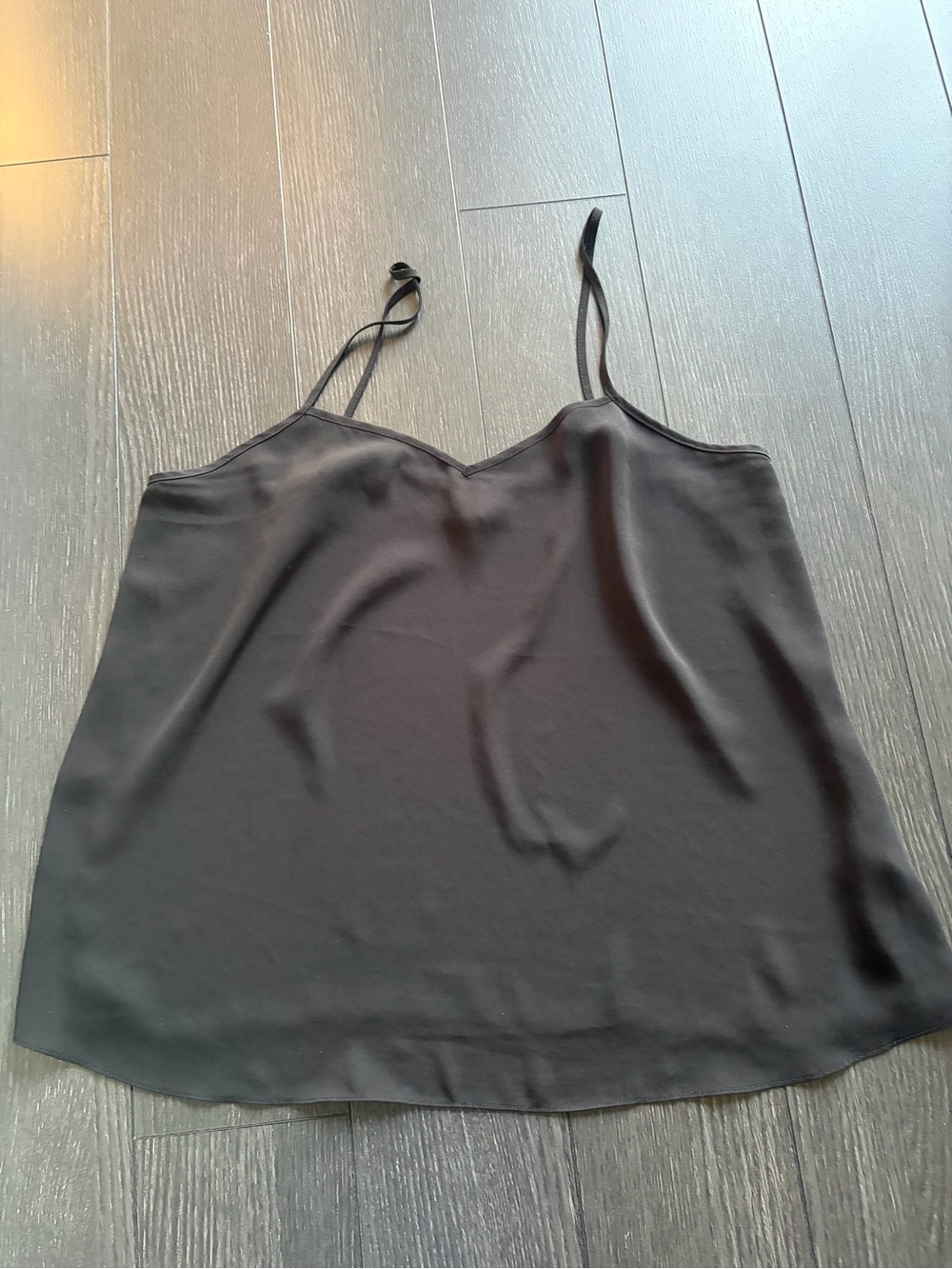 Black Spaghetti Strap Camisole Top